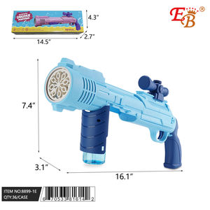 Pistola de Burbujas Tipo Rifle Eb de 10 Orificios y 16 Pulgadas con Luz y Sonido para Niños, Juego al Aire Libre, 36/2/18 Piezas/C - Product Image 1