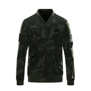 Blouson Bomber Unisexe en Toile à Col Montant Zippé de Haute Qualité Marque Privée Hiver Respirant Style Urbain - Product Image 4
