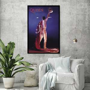 Póster Moderno de Lona Tamaño Queen con Diseño de Corona Negra, Accesorio Decorativo para Pared - Product Image 1