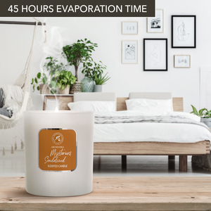Bougie parfumée Aromatika au bois de santal mystérieux, en cire de soja, dans un bocal en verre, collection pour la maison, aromathérapie haut de gamme, cadeau méditatif - Product Image 4