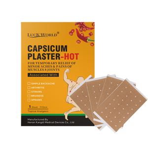 Plester Capsicum Berkualitas Tinggi untuk Meredakan Nyeri, Plester Medis untuk Leher, Plester Capsicum untuk Mengobati Nyeri Pinggang, Plester Capsaicin - Product Image 1