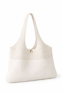 <b>Boho</b> Chic Women's Knitted Shoulder <b>Bag</b> Casual Handmade Crochet Tote <b>Bag</b> for Summer Beach Large Capacity Unlined Stylish Handbag - Product Image 3