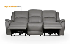 Royaloak Trento italiano de cuero Power Motion reclinable de tres plazas - Product Image 3