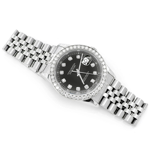 Reloj de Moissanita con Incrustaciones de Diamantes VVS, Esfera de Cristal de Moda, Regalo Hip Hop para Hombre, Acero Inoxidable, Cuarzo - Product Image 3