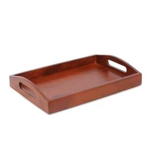 Sirve té, aperitivos o decoración con nuestra elegante bandeja de madera duradera, elegante y hecha a mano con bandejas de madera natural. - Product Image 1