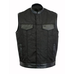 Gilet en cuir respirant de haute qualité 2026 pour hommes, design personnalisé, couleur sur mesure, gilet en cuir de qualité supérieure, anti-plis, OEM - Product Image 4