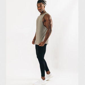 Débardeur en tricot respirant pour hommes 100% coton couleurs et tailles personnalisées chemise sans manches décontractée gilet en gros - Product Image 4