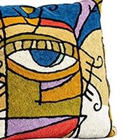 Almohadas Decorativas Personalizables Ecológicas de Algodón 100% con Diseño Floral Geométrico de Última Moda para Dormitorios y Salas de Estar