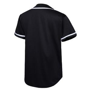 Camiseta de softbol personalizada abotonada, camisa de malla de alto rendimiento, secado rápido, ajuste profesional, tackle, sarga, bordado, sublimación juvenil - Product Image 6