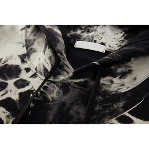 Impresión personalizada 100 por ciento Sudadera con capucha de alta calidad Hombres de alta calidad Sudadera con capucha de gran tamaño Sudadera con capucha serigrafiada personalizada - Product Image 3