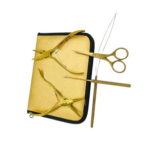 Juego de Herramientas para Extensiones de Cabello al Mejor Precio de Fábrica, Alicates Profesionales para Extensiones de Cabello con Microperlas, Clips y Estuche de Lujo - Product Image 4