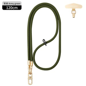 Cordon de téléphone réglable en polyester tressé, anti-chute, tendance, 160 cm, pour smartphones - Product Image 5