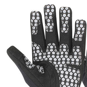 Precio barato Negro Sin forro Dedo completo Guantes de mano de cuero Guantes de trabajo de cuero para hombres Guantes de impacto activo a prueba de viento para hombres - Product Image 3