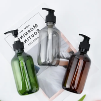 Fabricant vietnamien Pavico certifié ISO 9001, flacon pompe en plastique PET écologique de 500 ml pour gel douche, lotion, shampoing, vaporisateur