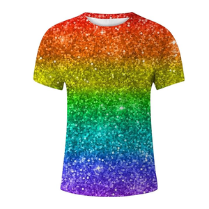 เสื้อยืดผู้ชายพิมพ์ลายกากเพชรวัสดุผ้าฝ้าย100% แห้งเร็วบริการ OEM - Product Image 5