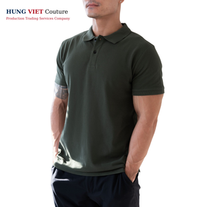Camisetas de tela de punto con patrón liso unisex, camisetas de polo con logotipo personalizado para hombre con diseño en blanco según la marca - Product Image 3