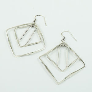 Pendientes colgantes de diseño único de Plata de Ley 925 de alta calidad al por mayor para mujeres y niñas, joyería hecha a mano, proveedores a granel - Product Image 1