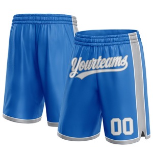 Short de basket-ball deux tons personnalisé avec chiffre sublimé Short de basket-ball à broderie personnalisée pour hommes et femmes - Product Image 4