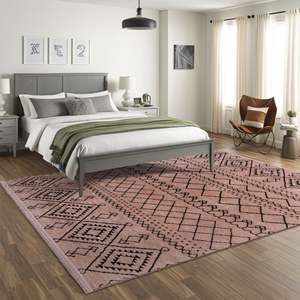 Netline Home Machine-Washable Soft <b>Chenille</b> Area <b>Rug</b> Brown-RW1801 - Product Image 5