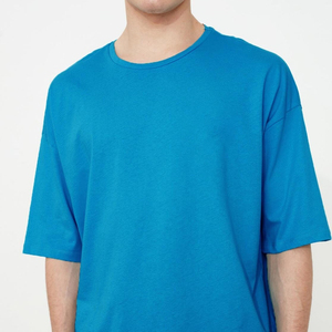 Drop Shoulder Short Sleeve O Neck Plus Size T Shirts For <b>Men</b> Casual Stylish Design Direct Factory Supply Wholesale Bulk Order - Product Image 6