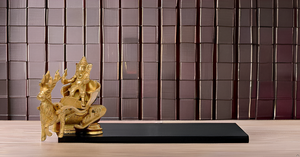 Modern Design Brass <b>Statue</b> of Ganesha Riding Reindeer Santa Great Wedding Gift Showpiece for Christmas - Product Image 6