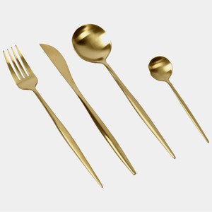 Elegante tenedor con acabado plateado, cuchara, cubiertos, hilo moderno, diseño anudado, mango, cuchillos y cuchara, tenedor, juego de cubiertos - Product Image 3