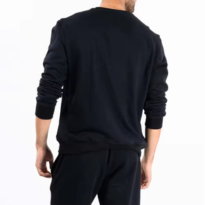 Sudaderas con capucha de algodón 100% personalizadas de talla grande para hombre, servicio OEM bordado de Color sólido al por mayor - Product Image 3