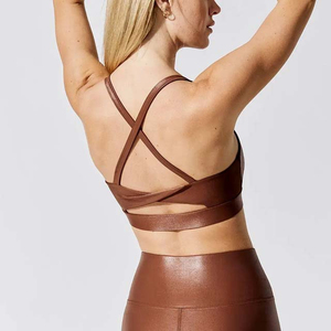 Sujetador Deportivo Sin Costuras de Alta Sujeción Personalizable para Mujer, Ropa de Yoga, Fabricación con MOQ Bajo, Tallas Grandes Disponibles - Product Image 5