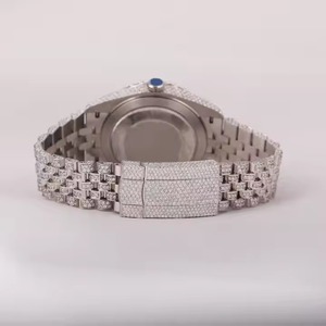 Nuevo reloj mecánico automático VVS Moissanite & Diamond para hombre estilo clásico de lujo Hip Hop con movimiento de cuarzo - Product Image 2