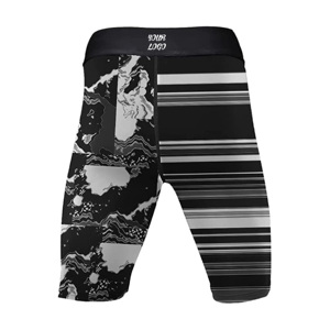 Pantalones Cortos Flex Fight para MMA y BJJ - Alta Calidad, Color y Logotipo Personalizables - Product Image 3