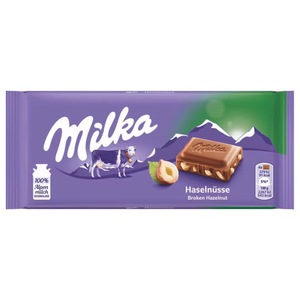 Offre économique pour 100g - 300g de chocolat Milka original à vendre. Chocolat Milka 100g - Toutes les saveurs. Texte arabe. Meilleurs prix - Product Image 2