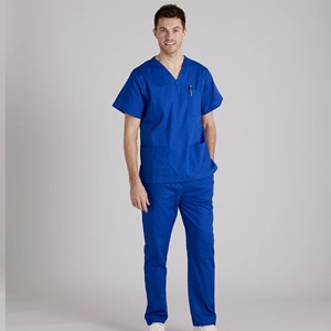 Meilleures ventes, uniformes d'infirmière et de médecin avec logo personnalisé, combinaison médicale à manches courtes, ensemble d'uniformes pour hommes - Product Image 5