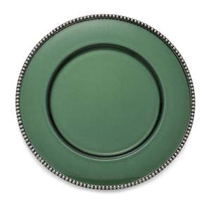 Assiette de chargeur en métal de vente chaude vaisselle de mariage assiette de chargeur en métal et plats en métal sous l'assiette pour la décoration de dîner de mariage - Product Image 5