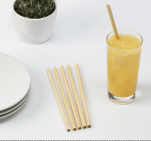 Ensemble de paille à boire en bambou naturel non toxique de haute qualité le plus vendu paille biodégradable organique réutilisable - Product Image 3