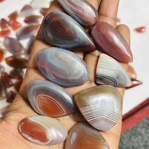 Cabujones de ágata Montana roja a granel de grado AAA, suministro de joyería de piedras preciosas naturales al por mayor para hacer joyería fina - Product Image 1