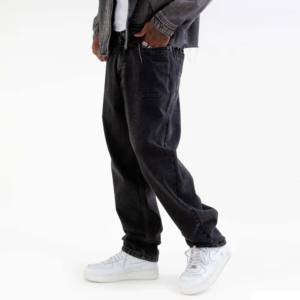 Pantalon de survêtement en jersey de polyester ample personnalisé coupe ajustée cordon de serrage plissé Baggy Track Sweat pantalon pour hommes lavé - Product Image 6