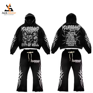 Dernier design, survêtements confortables personnalisés imprimés en sublimation, grandes tailles, avec logo, unis, effet délavé, coupe-vent - Product Image 1