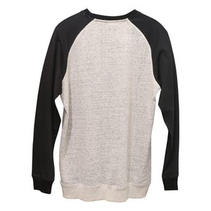 Jersey de algodón personalizado para hombre, sudadera lisa en blanco, Sudadera negra sin capucha para hombre unisex - Product Image 2