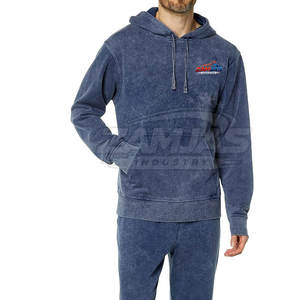 Basiques du vêtement d'hiver : sweats à capuche délavés, couleur unie, 100% coton, écologiques, durables, vêtements de mode fabriqués au Pakistan - Product Image 3