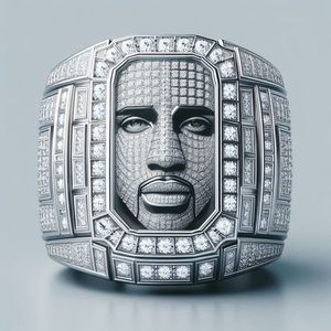 Nouvelle bague de fiançailles en moissanite avec design floral, plaquée or 18 carats, certifiée IGI - Product Image 3