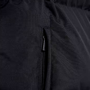Veste matelassée sur pied pour hommes de haute qualité OEM Veste bombardier épaisse et chaude de couleur unie à la mode de style High Street-Vente en gros - Product Image 4