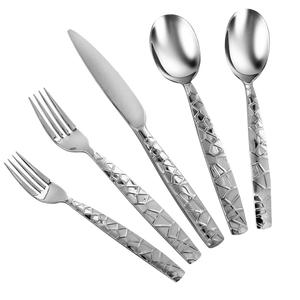 Flatware Decorative Set Hotel Home Kitchenware Catering Usage Cutlery Set Gold Plated Metal Cutlery Set for <b>mirrored</b>, steel - Product Image 6