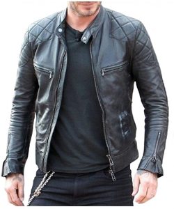 Concevez vos propres vestes en cuir à la mode Veste en cuir pour hommes de haute qualité au meilleur prix Veste en cuir à manches longues - Product Image 1