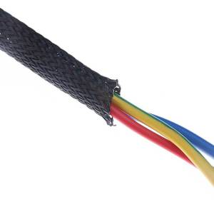 Malla Expandible de PET Negra de 25 mm para Cables, Materiales y Elementos de Aislamiento, Envoltura de Cables, Material de PET Duradero. - Product Image 3