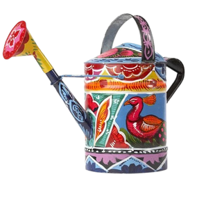 Galvanized Handle Hand Painted Metal <b>Water</b> Can Garden Ware Farmhouse Style <b>Water</b> Can for Home Garden Usage - Product Image 5