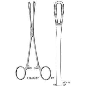 Pince chirurgicale Rampley PISSCO, pince médicale, pince chirurgicale Rampley, 1 pièce, en acier inoxydable, fabriquée par Pissco - Product Image 1