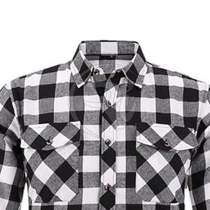 Personnalisé Prix de gros Confortable Chemise en flanelle de coton pour hommes Nouvelle arrivée Conception attrayante Chemise en flanelle - Product Image 5