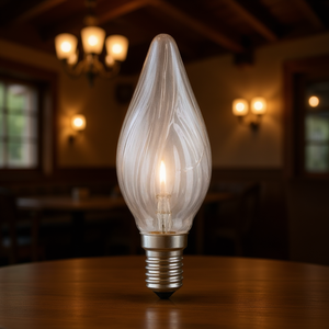 40W 230V E14 Incandescent Torch Candle <b>Bulb</b> - Product Image 3