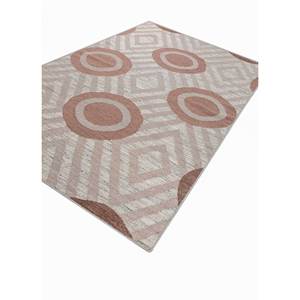 Alhambra Ivory Flat Weave Wool <b>Rugs</b> Geometric Handmade Rectangle <b>Rugs</b> for Home for Living Room Bedroom Hallway-Model ADWL-13127 - Product Image 2