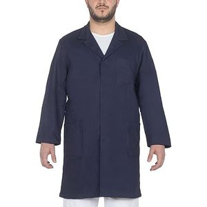 CBF Balducci Group Manteau de travail long unisexe bleu 100% coton, chemise de laboratoire industrielle, confortable et durable, fabriqué en Albanie - Product Image 2